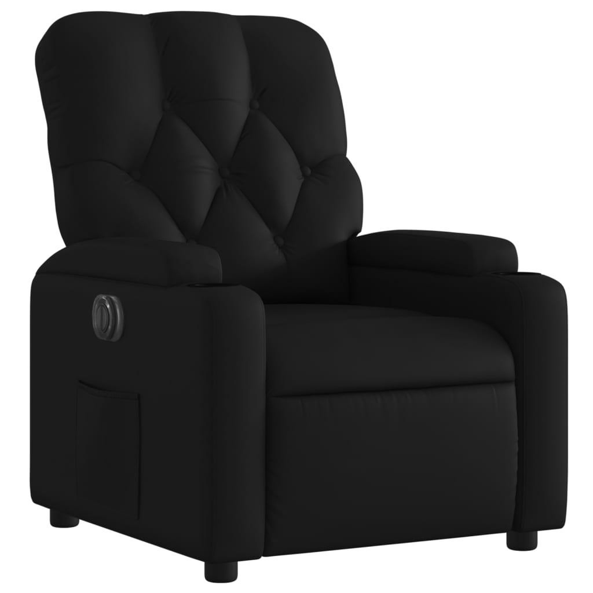 Voir la diapositive 4 : VIDAXL Fauteuil inclinable electrique Noir Similicuir