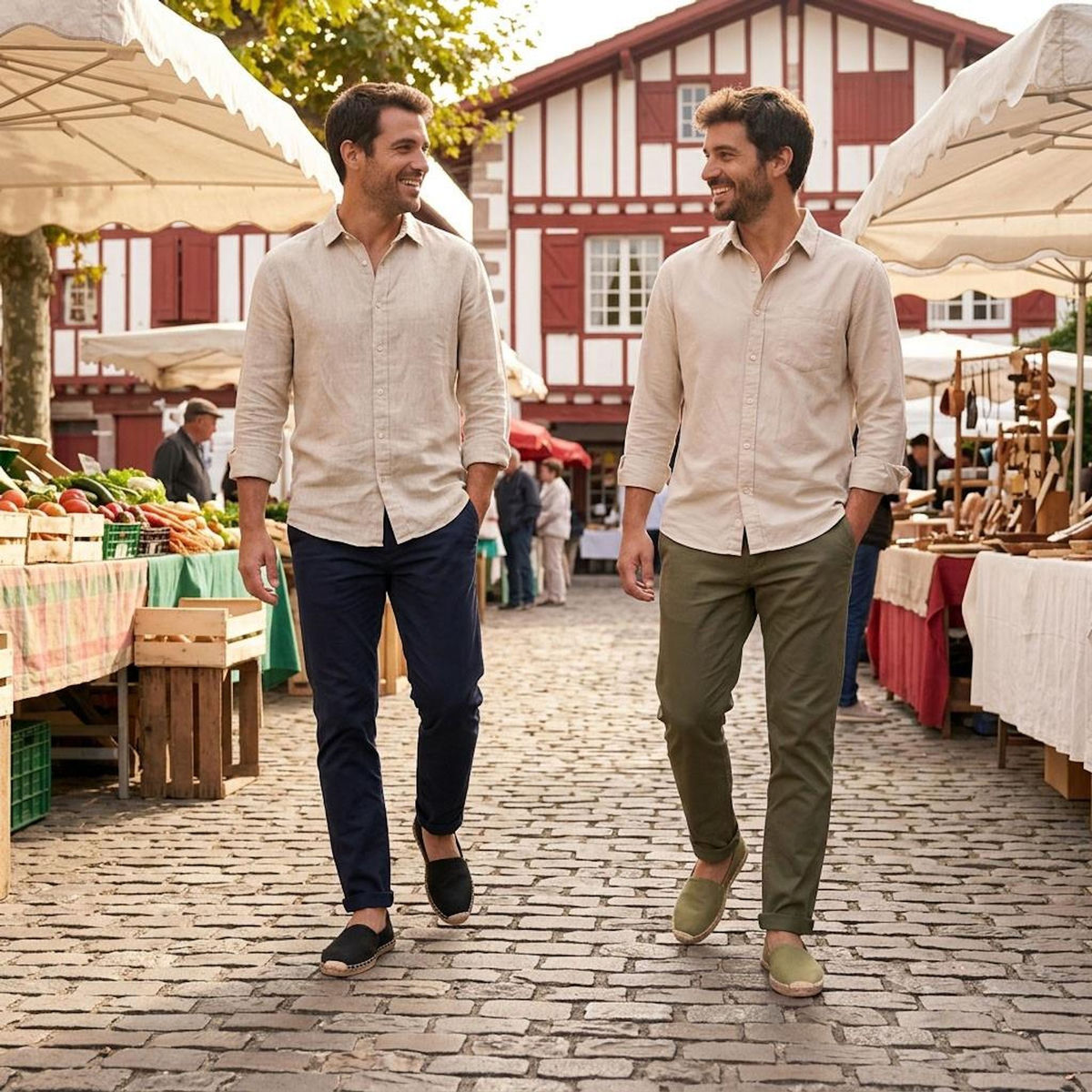 OZABI OZABI Pack 2 Paires Espadrilles Homme Semelle Corde Jute