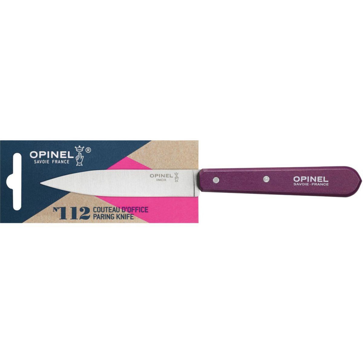 Opinel Couteau d'office no112 aubergine