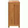 VIDAXL Table console de jardin 80x35x75 cm bois massif d'acacia