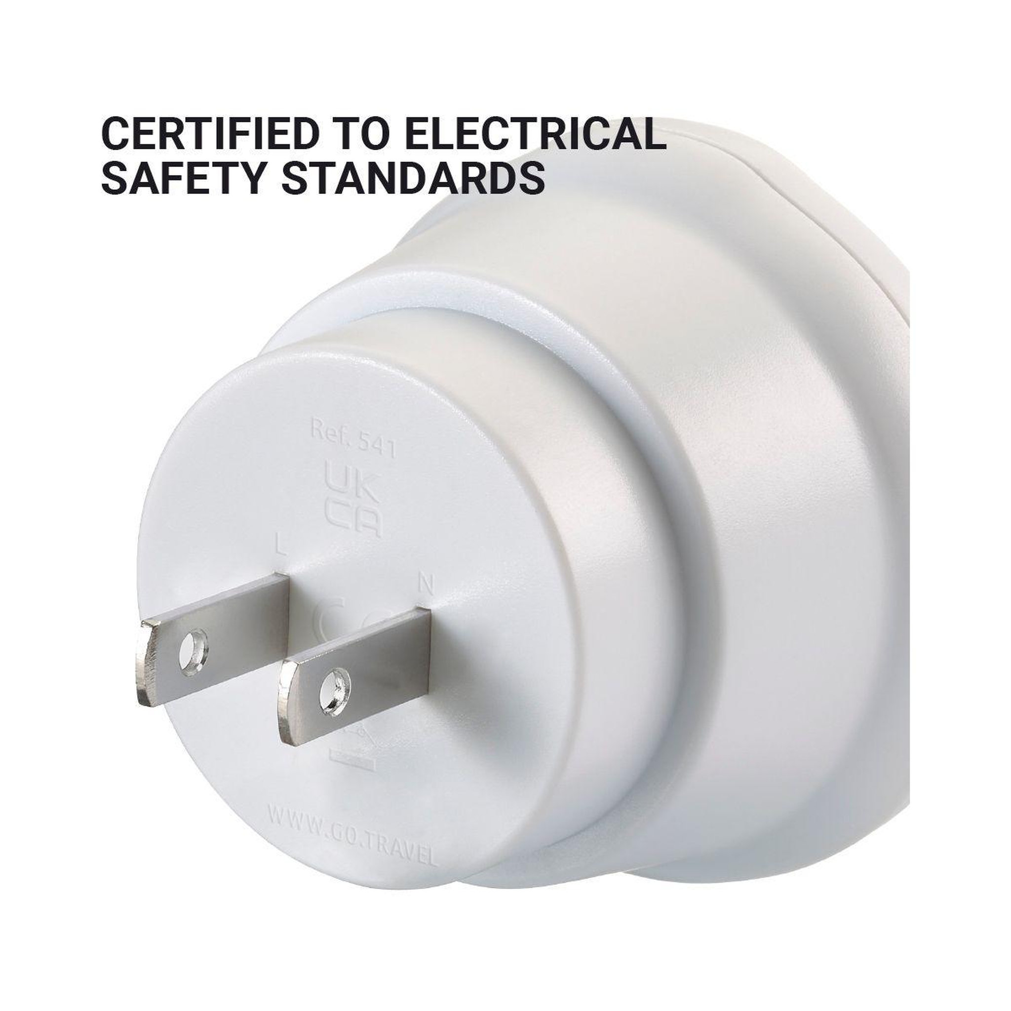 Voir la diapositive 3 : GO TRAVEL Adaptateur secteur europe vers japon / etats-unis