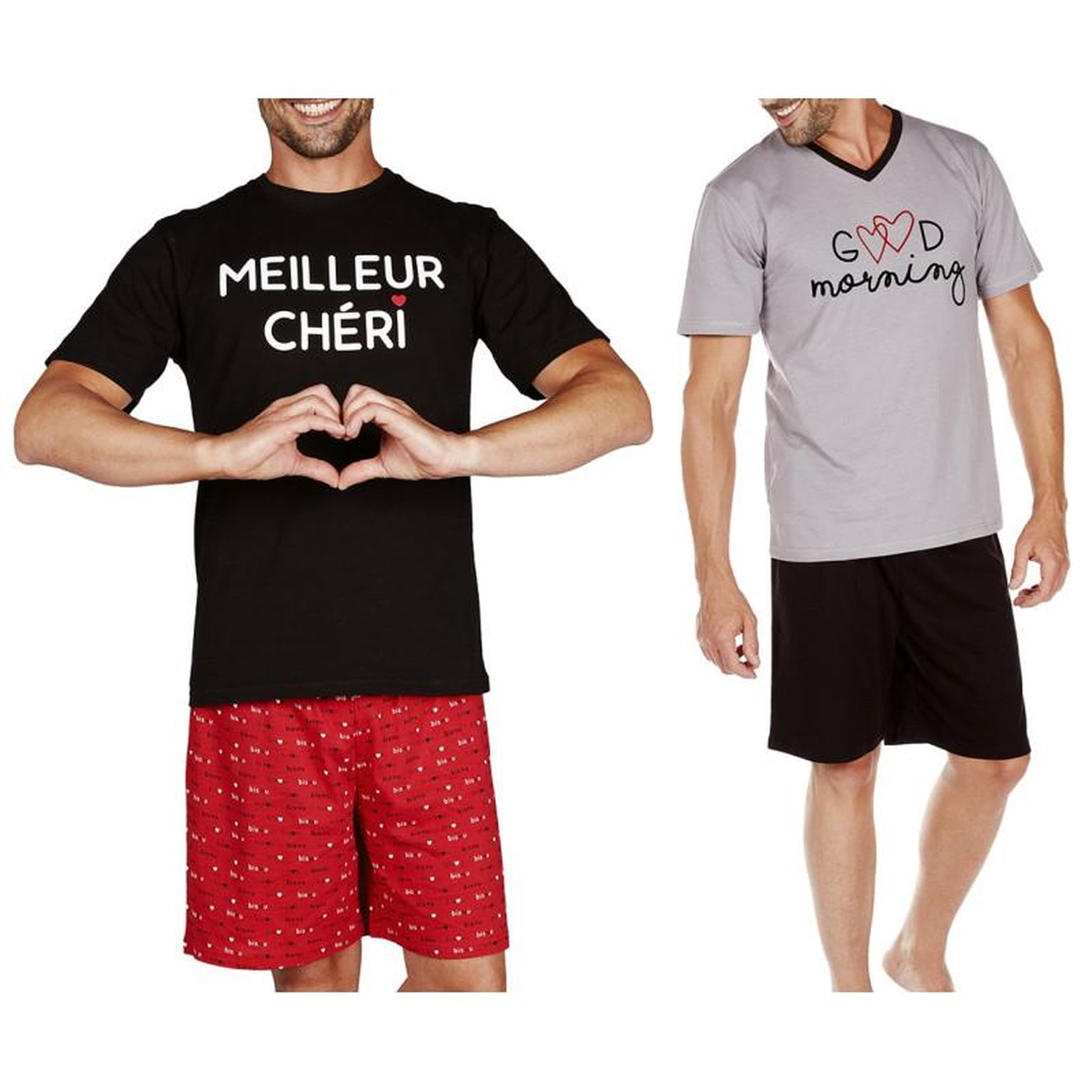 Voir la diapositive 1 : OZABI Pyjama Court COTON