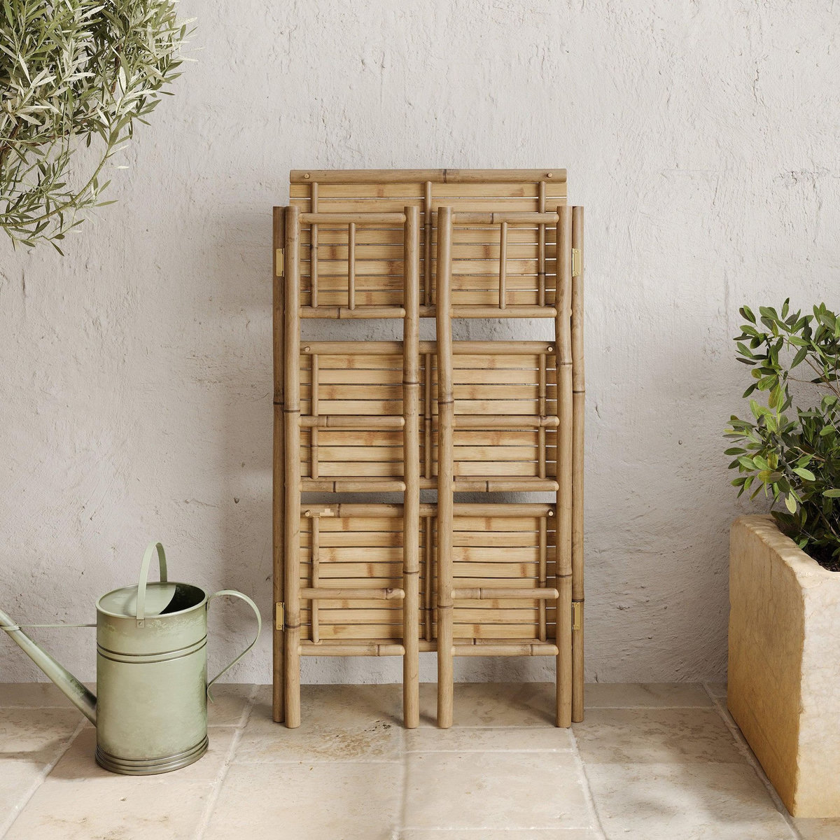 Rendez vous déco Etagère rectangulaire pliable en bambou-Bami