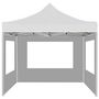 Voir la diapositive 3 : VIDAXL Tente de reception pliable avec parois Aluminium 2x2 m Blanc