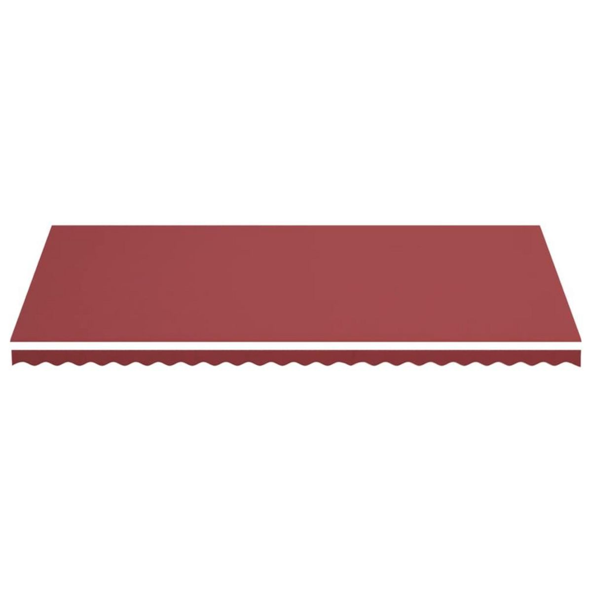 VIDAXL Tissu de remplacement pour auvent Bordeaux rouge 6x3 m