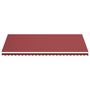 Voir la diapositive 3 : VIDAXL Tissu de remplacement pour auvent Bordeaux rouge 6x3 m