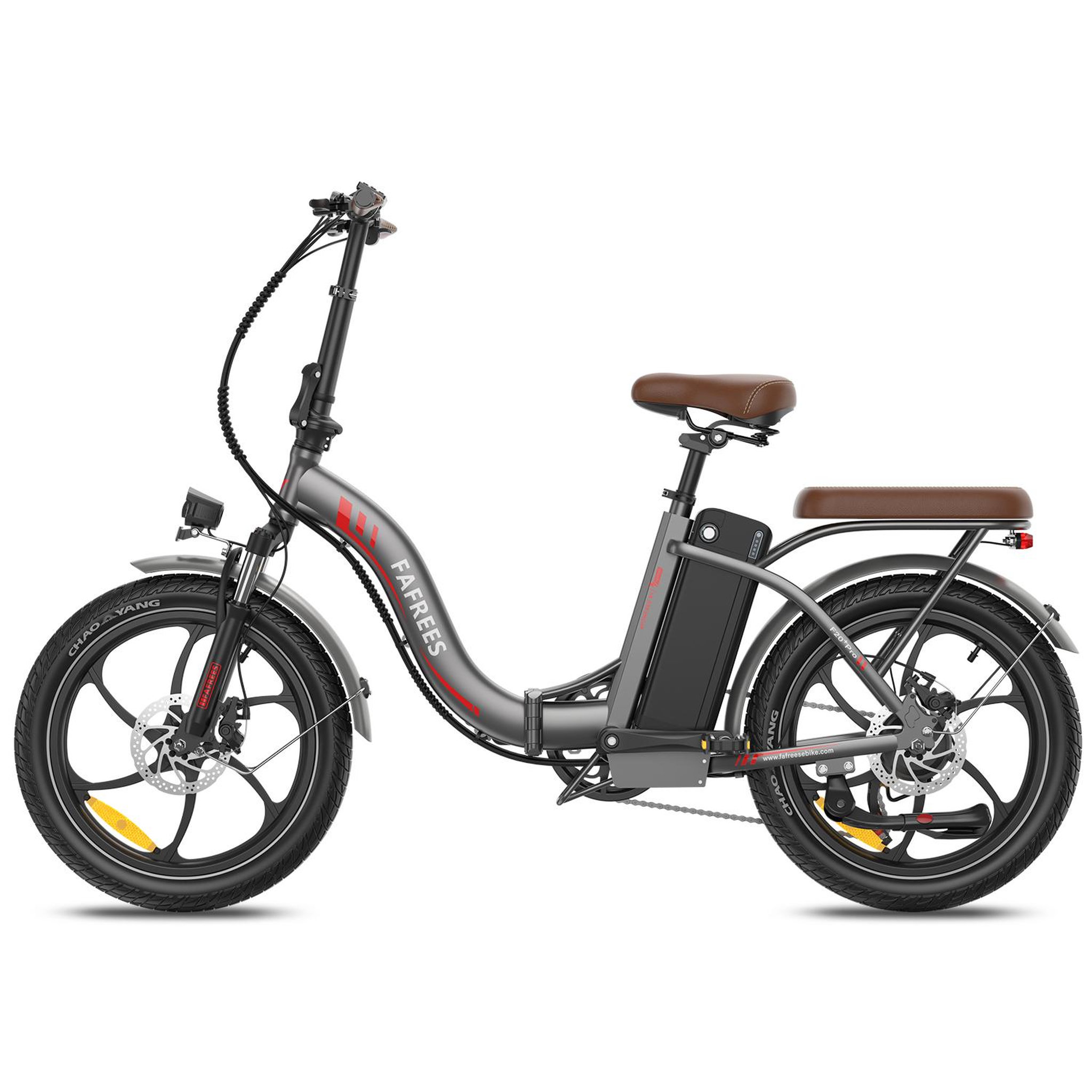Voir la diapositive 2 : FAFREES Vélo électrique pliable de ville fafrees f20+ pro