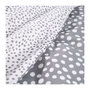 Voir la diapositive 3 : Today Parure de lit TODAY - housse de couette 140x200 + 2 taies d'oreiller 63x63 - 1 personne - FUNNY2.6 - Gris