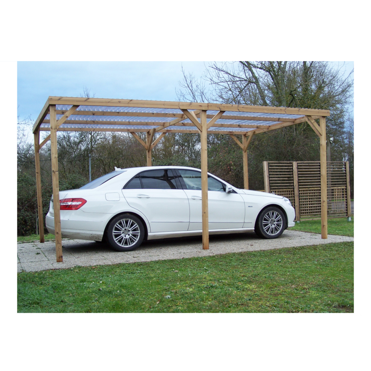 Hisense Pergola en bois thermo chauffé 15.10 m² avec couverture pvc - th3051s2