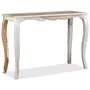VIDAXL Table console Bois de Sesham massif 110 x 40 x 76 cm