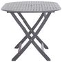 Voir la diapositive 4 : VIDAXL Ensemble a manger de jardin 7 pcs Bois d'acacia massif Gris