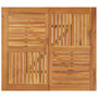 Voir la diapositive 4 : VIDAXL Table de jardin 85x85x75 cm Bois d'acacia solide