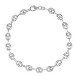 L'ATELIER D'AZUR Bracelet Argent 925/000 Grain de Café