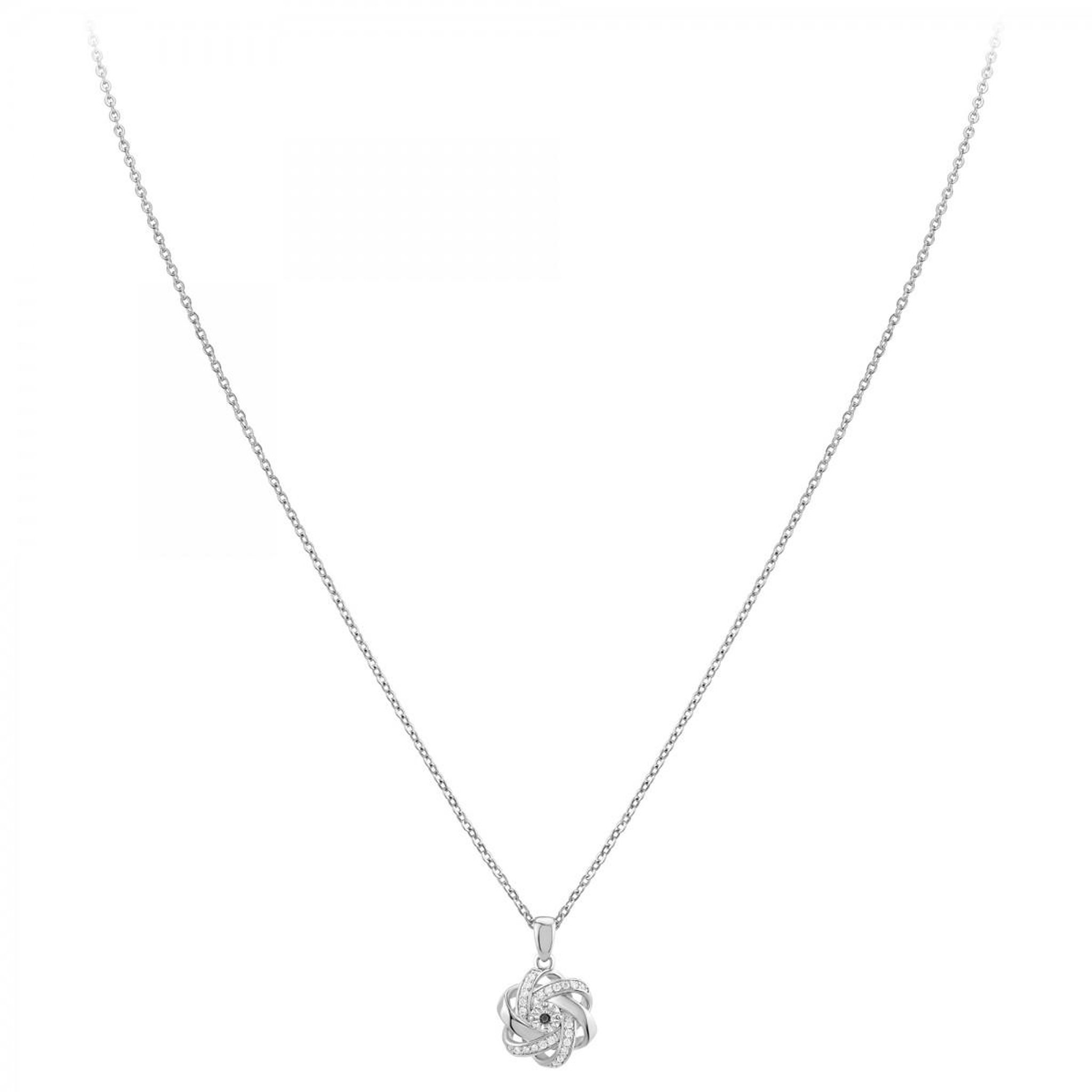 Voir la diapositive 3 : SC CRYSTAL Collier par SC Crystal orné d'un véritable diamant noir
