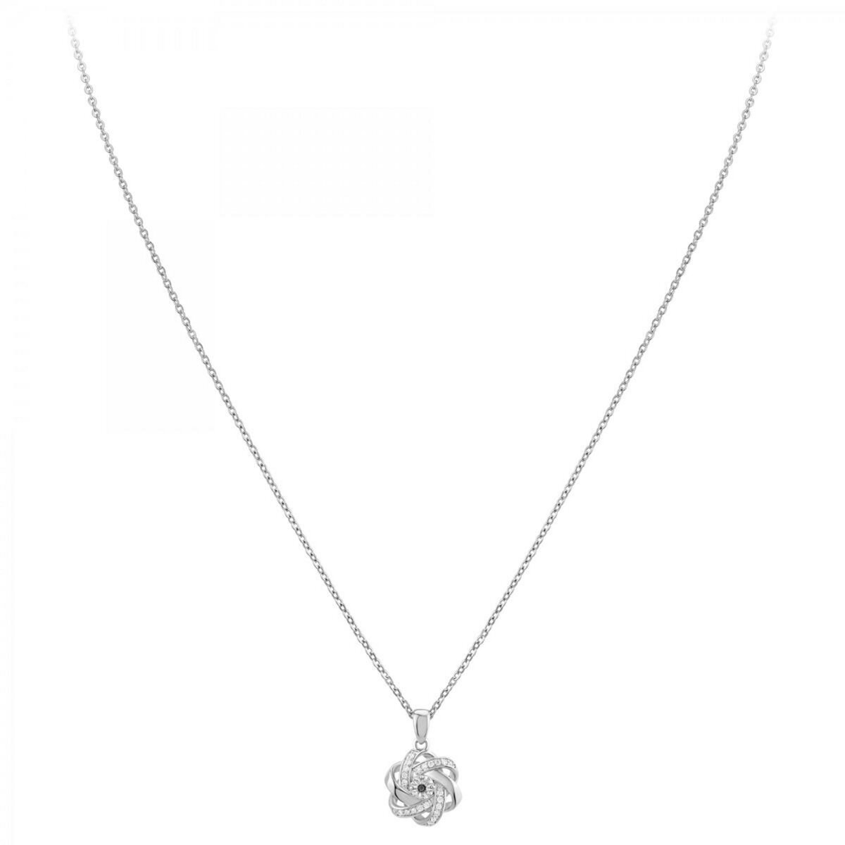 SC CRYSTAL Collier par SC Crystal orné d'un véritable diamant noir