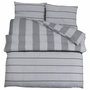 Voir la diapositive 2 : VIDAXL Ensemble de housse de couette Gris 140x200 cm Coton