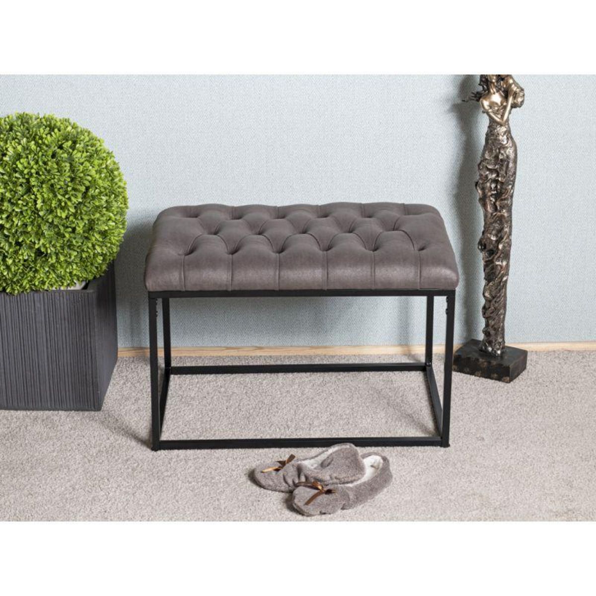 Paris Prix Tabouret Design  Olmida  60cm Rose & Noir