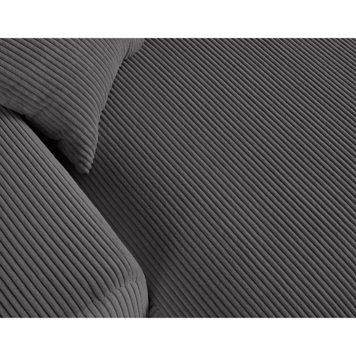 LISA DESIGN Garance - canapé panoramique en u - 7 places - en velours côtelé