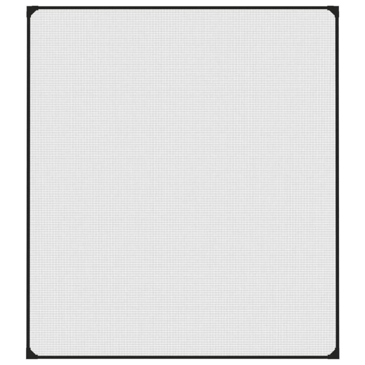 VIDAXL Moustiquaire magnetique pour fenetres anthracite 130x150 cm