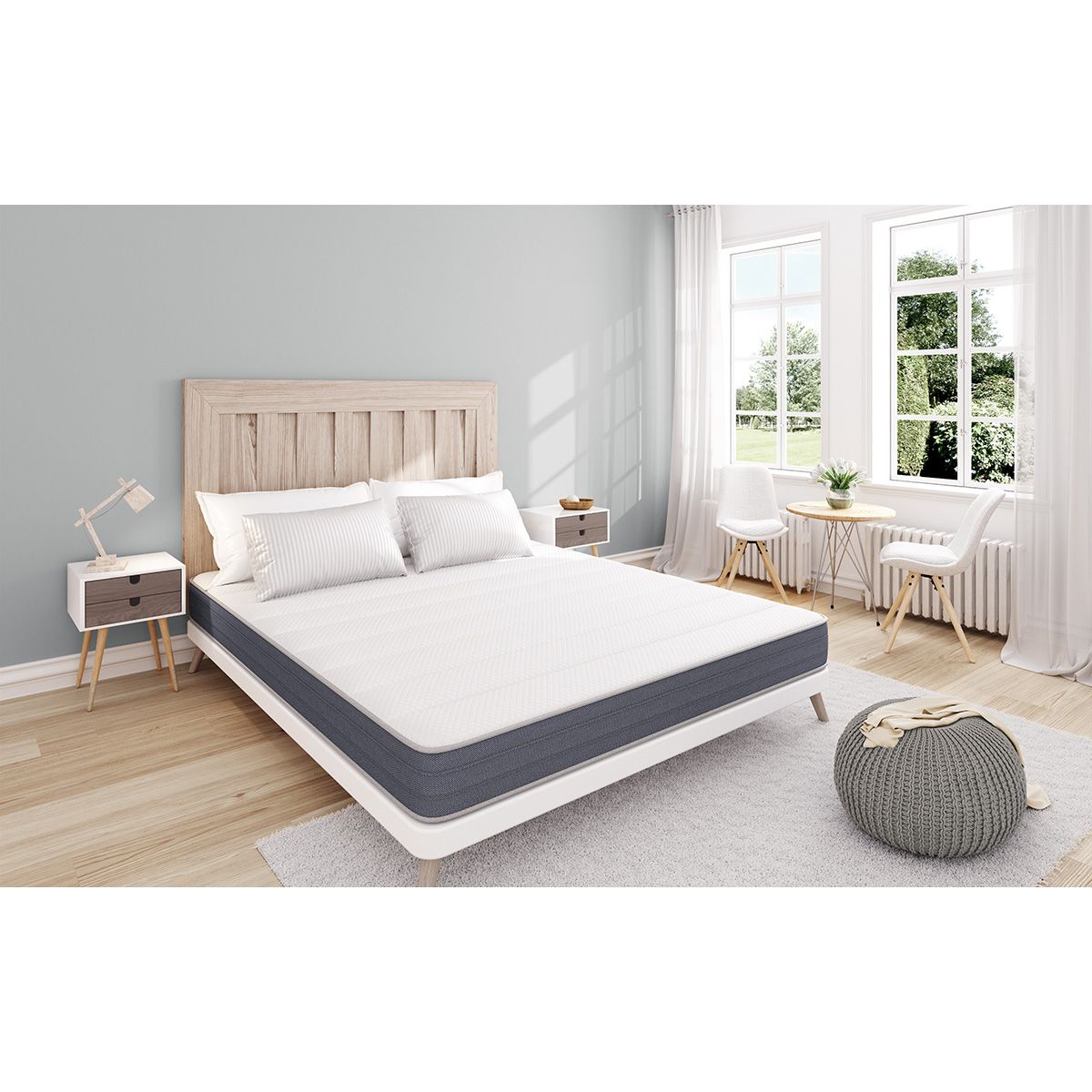 OBED Matelas mousse 160x200 cm MEMORY FIRST
