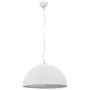 VIDAXL Lampe suspendue Blanc et argente Ø50 cm E27