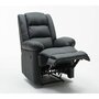 Voir la diapositive 3 : Habitat et Jardin Fauteuil relax  Buckingham  - 85 x 93 x 100 cm - Noir