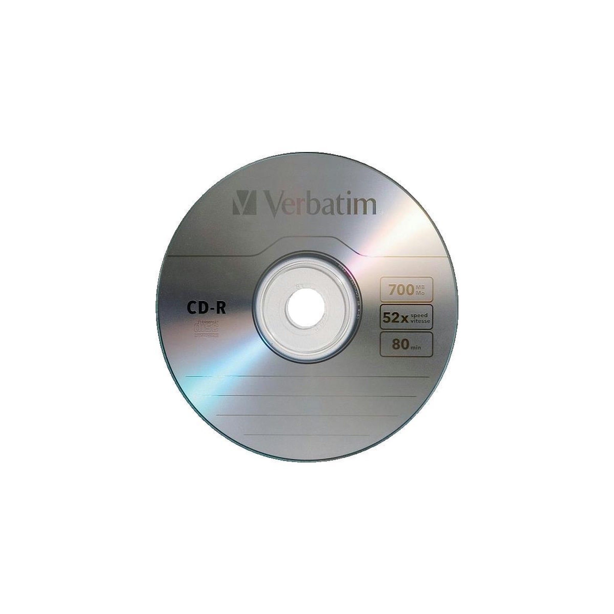 Voir la diapositive 3 : Verbatim Disques CD-R Verbatim 100 pièces 700 Mo 52x