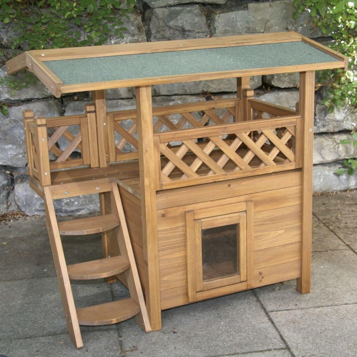 KERBL Kerbl Maison de chat Lodge 77x50x73 cm