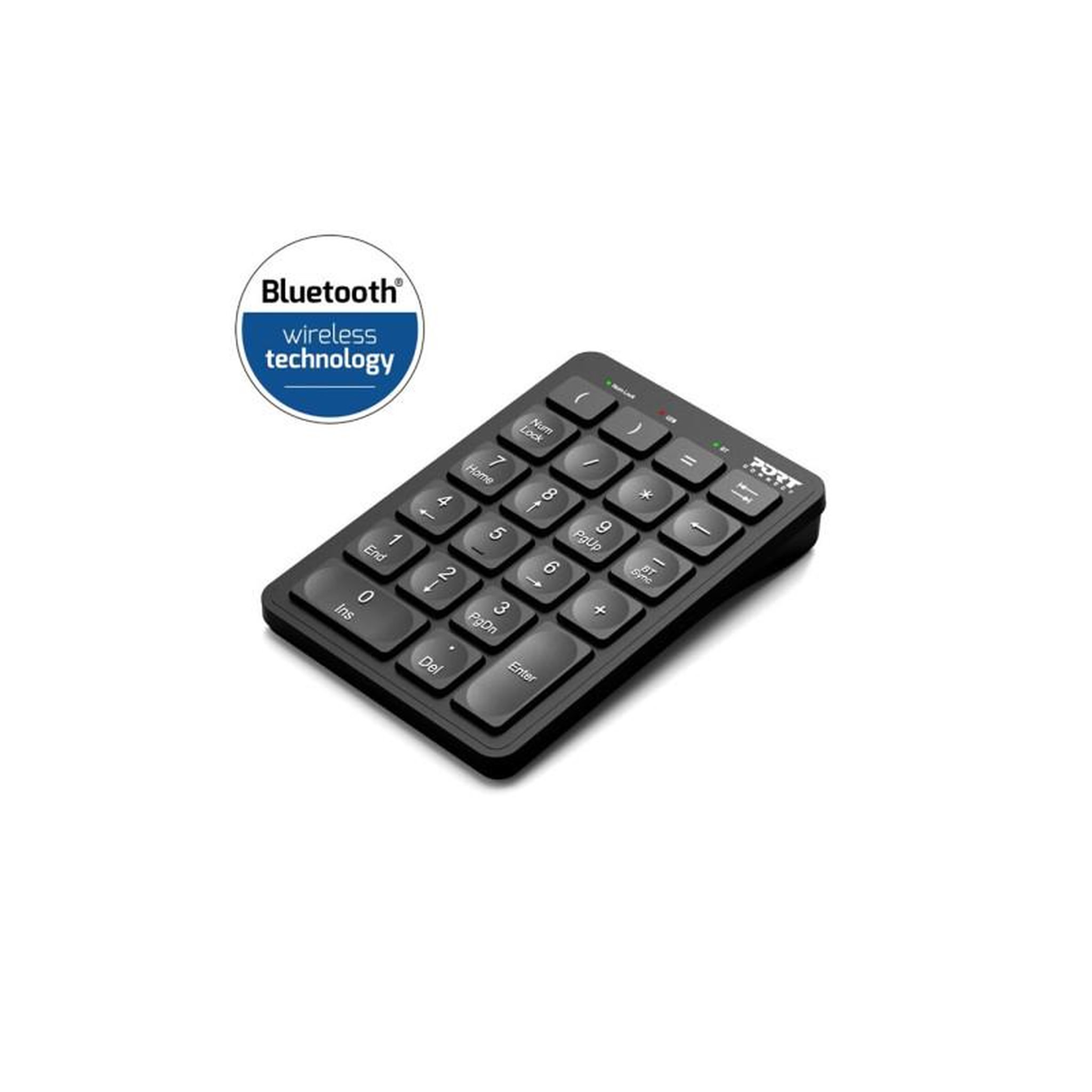 Voir la diapositive 6 : PORT DESIGNS Pavé numérique Port Designs Bluetooth rechargeable pour ordinateur portable et de bureau