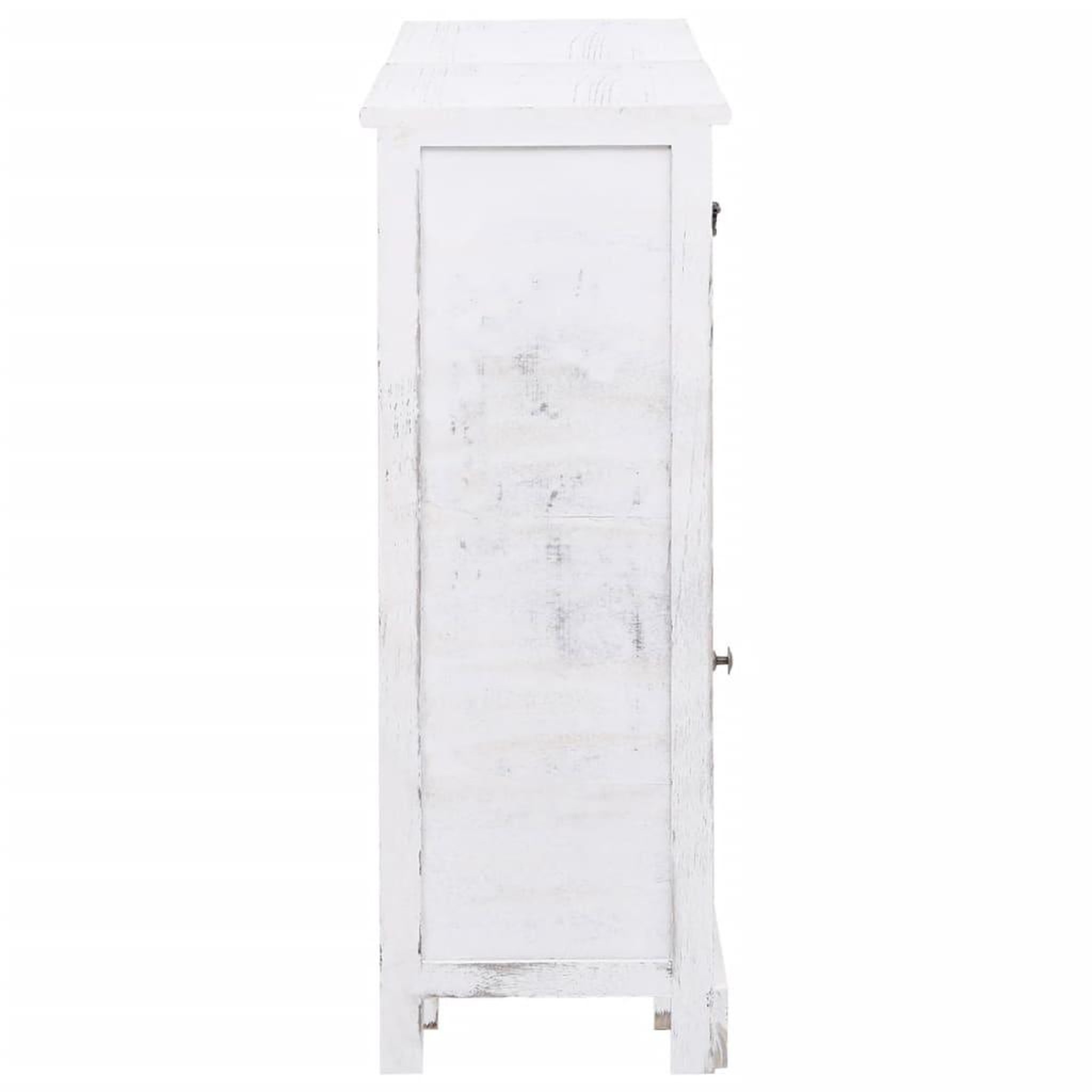Voir la diapositive 5 : VIDAXL Buffet avec 10 tiroirs Blanc 113x30x79 cm Bois