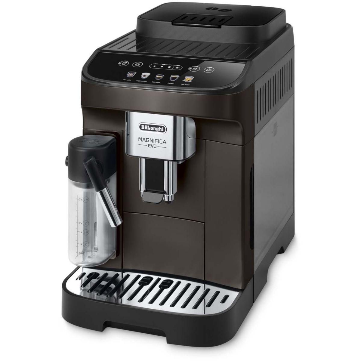 DELONGHI Expresso Broyeur Magnifica Evo ECAM293.61.BW My Latte marron