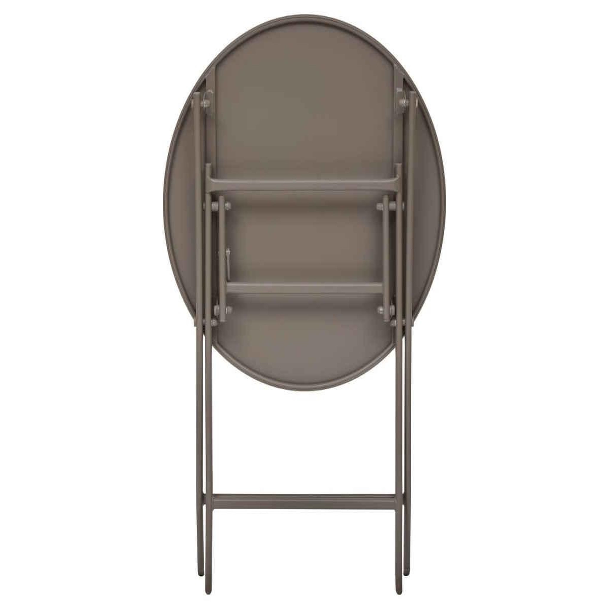 Voir la diapositive 6 : HESPERIDE Table de jardin ronde greensboro ø 60 cm 2 places café - hespéride