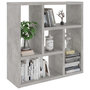 Voir la diapositive 3 : VIDAXL Etagere murale Gris beton 45,1x16x45,1 cm Bois d'ingenierie
