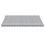 Voir la diapositive 3 : VIDAXL Auvent retractable automatique anthracite et blanc 400x300 cm