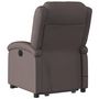 Voir la diapositive 5 : VIDAXL Fauteuil inclinable de massage marron fonce cuir veritable