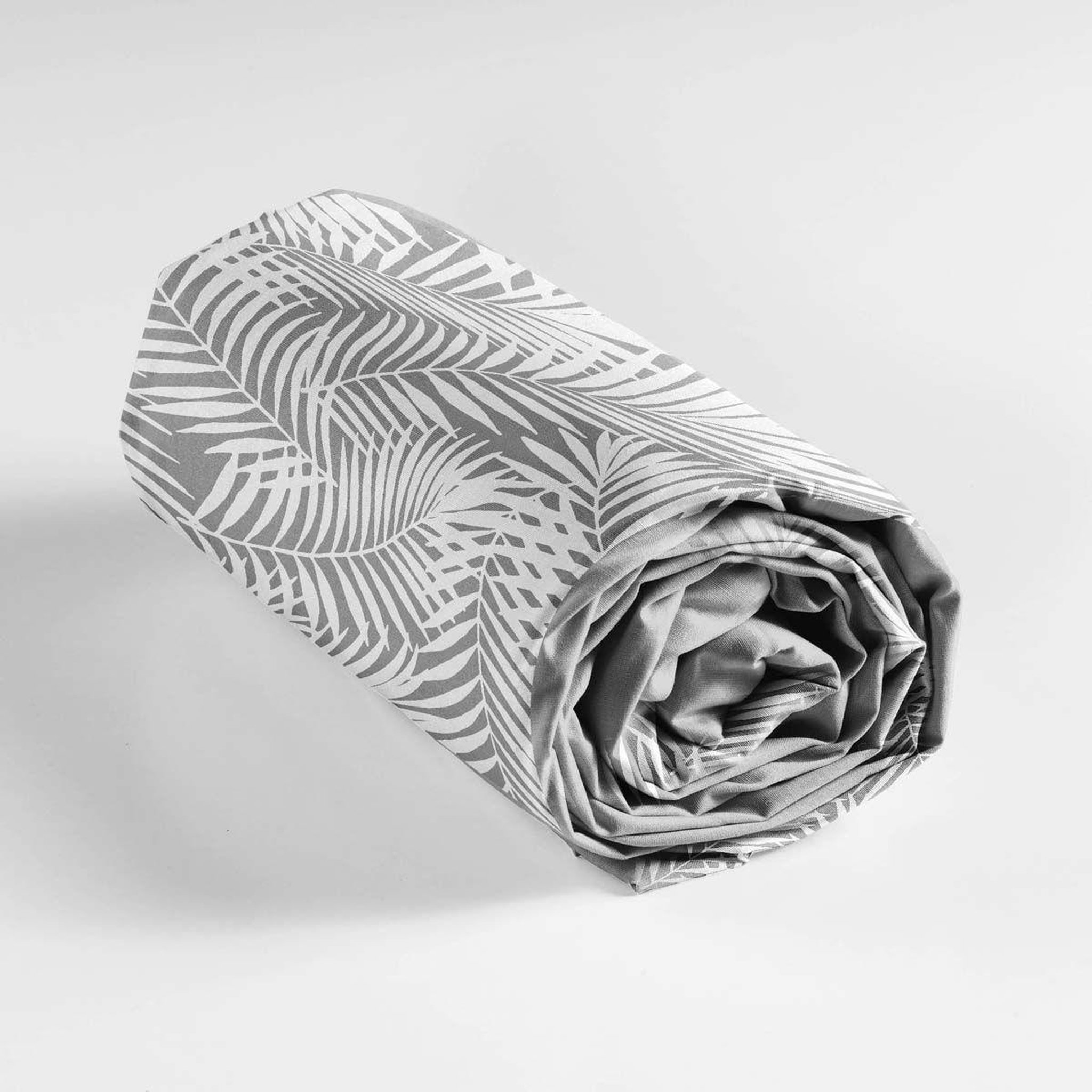 Voir la diapositive 2 : Douceur d'Intérieur Drap Housse en Coton  Botania  160x200cm Gris