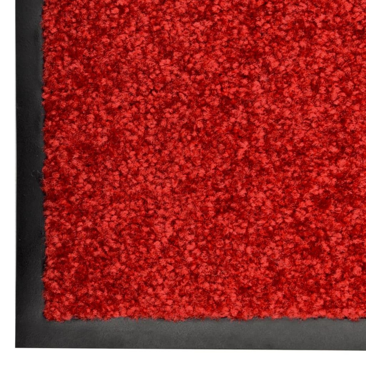 VIDAXL Paillasson lavable Rouge 120x180 cm