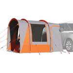 VIDAXL Tente de voiture 4 personnes gris et orange impermeable
