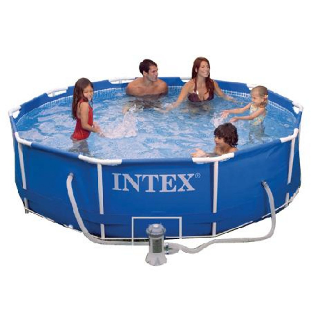 INTEX Piscine tubulaire ronde - Avec pompe - 305x76cm