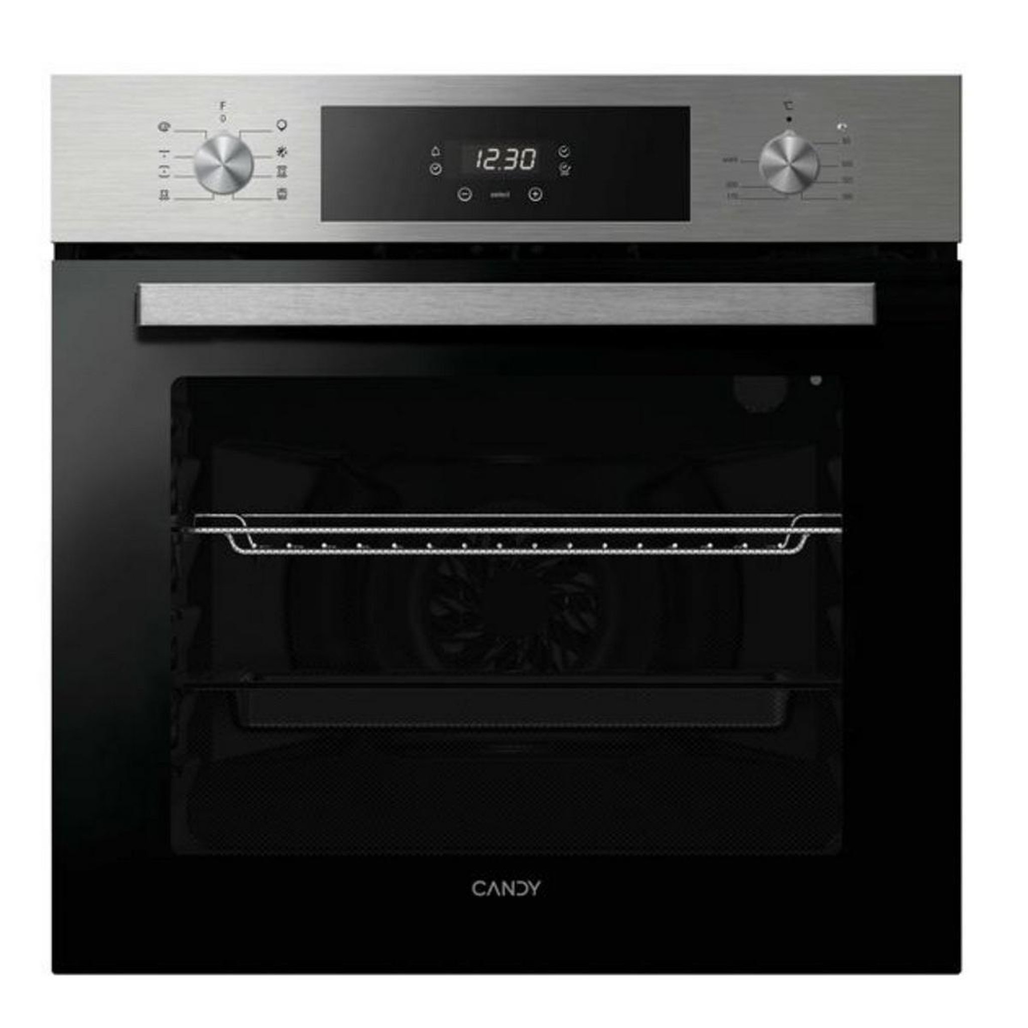 Candy Four intégrable 70l 60cm pyrolyse inox/noir - fidcpx696