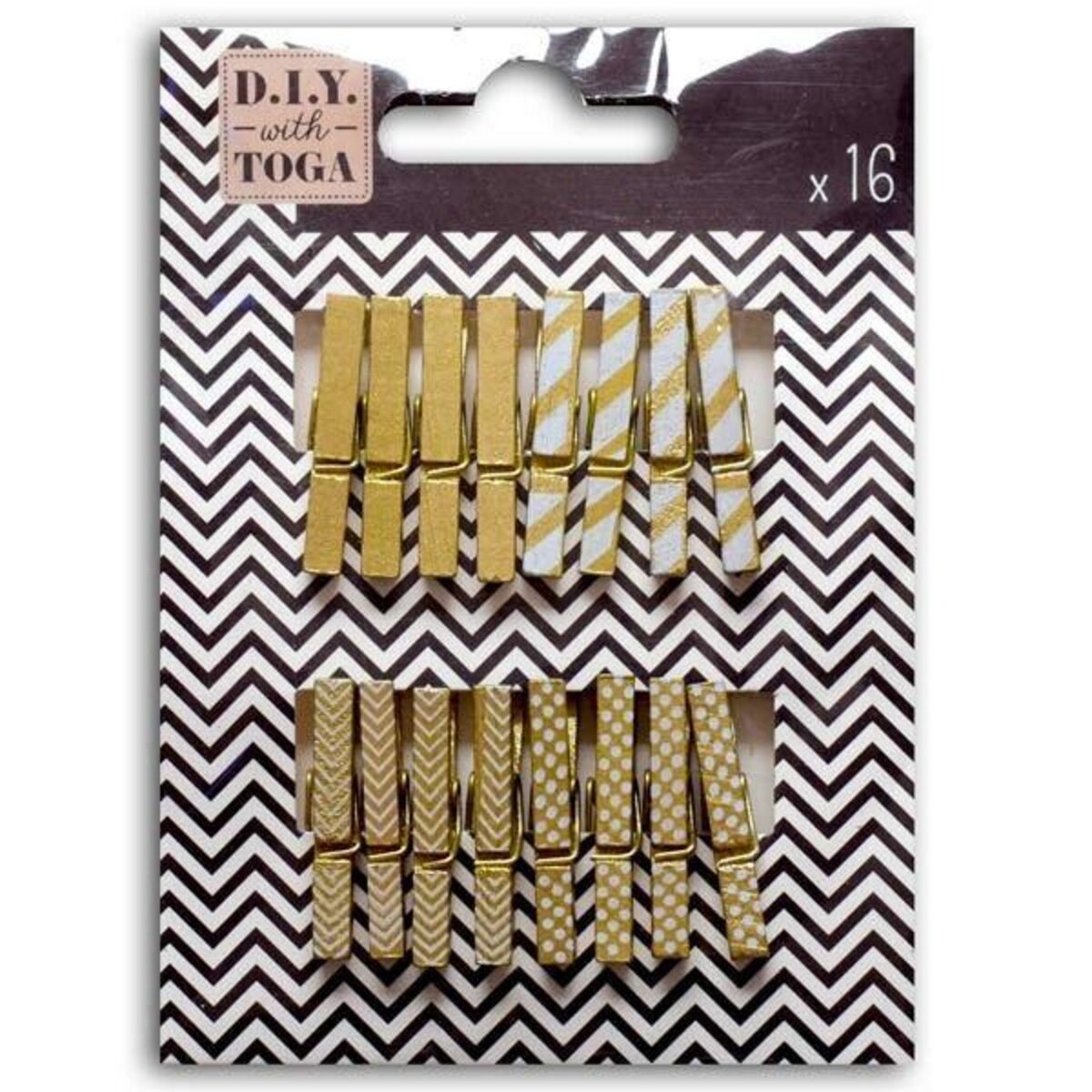 DIY Mini pinces à linge dorées