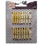 DIY Mini pinces à linge dorées