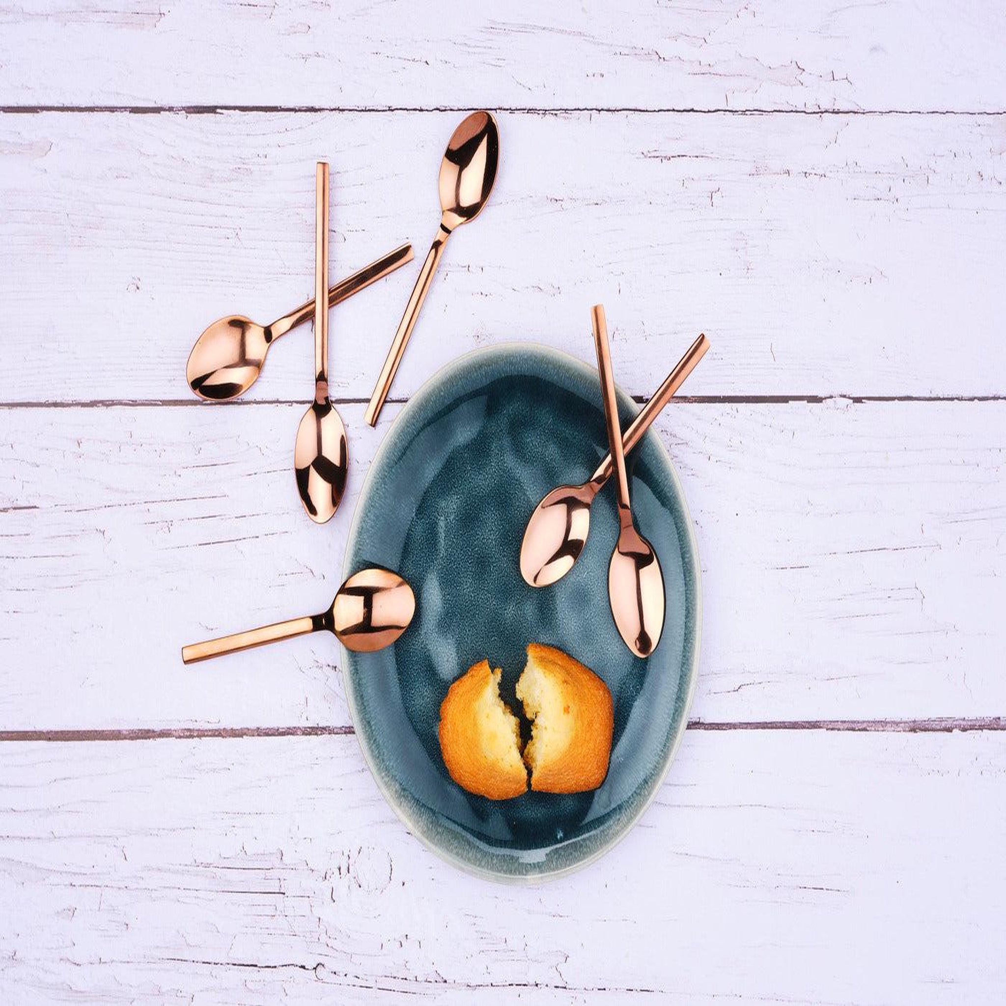 Voir la diapositive 2 : BJORN Coffret 6 petites cuillères EMUND - Copper