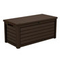 Voir la diapositive 3 : KETER Coffre de jardin en résine Northwood 630L Marron