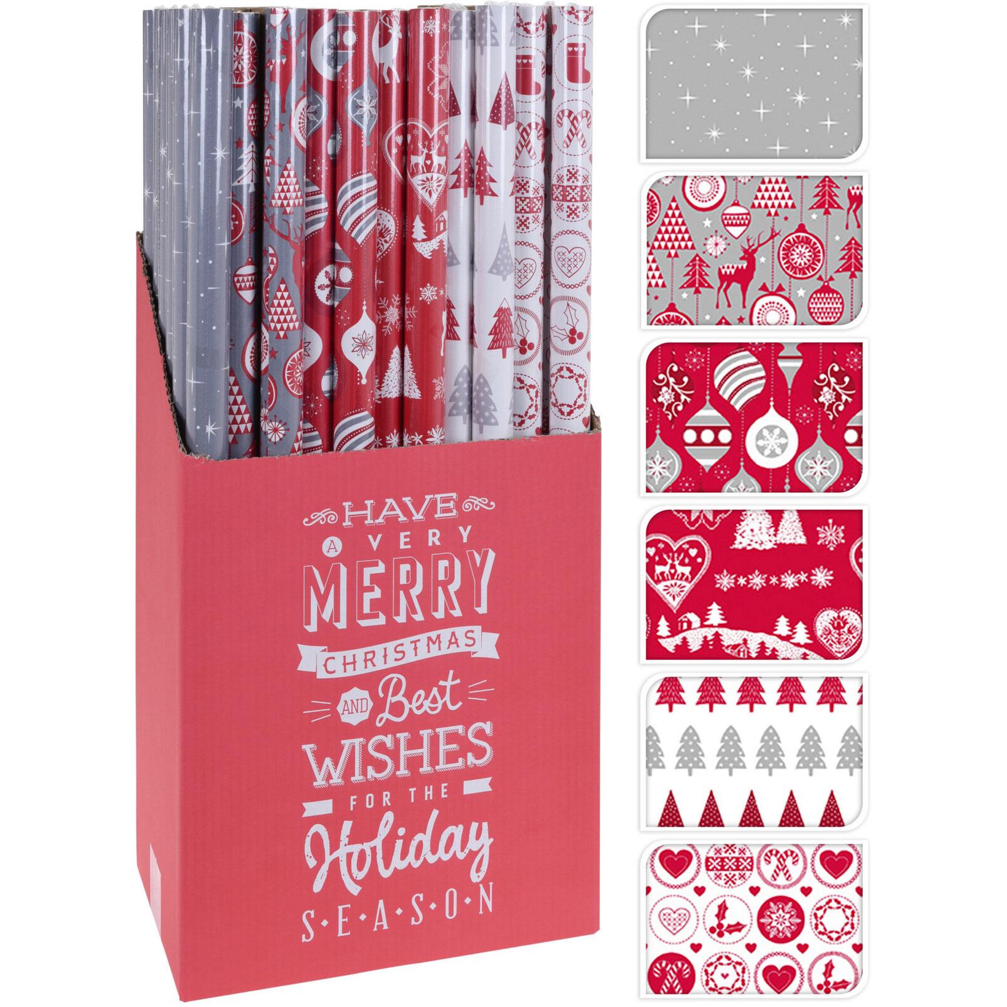 Voir la diapositive 1 : Koopman Papier cadeau 70cm x 2m 57g