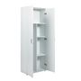 Voir la diapositive 4 : Armoire de rangement multifonctions 2 portes L70cm VISCONTI