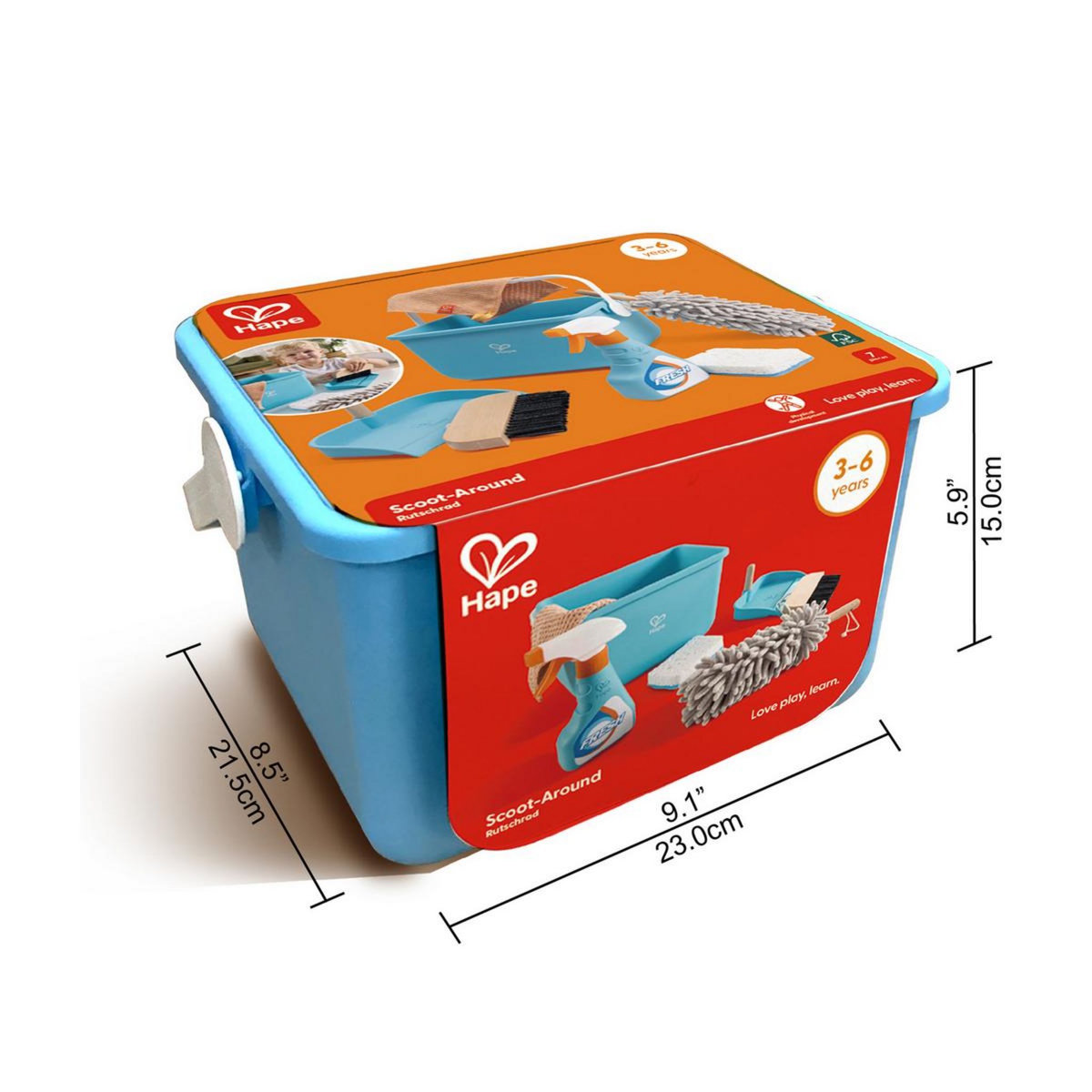 Hape Kit de nettoyage avec seau