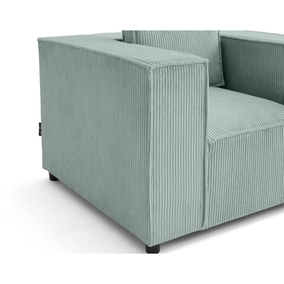 LISA DESIGN Stella - fauteuil en velours côtelé