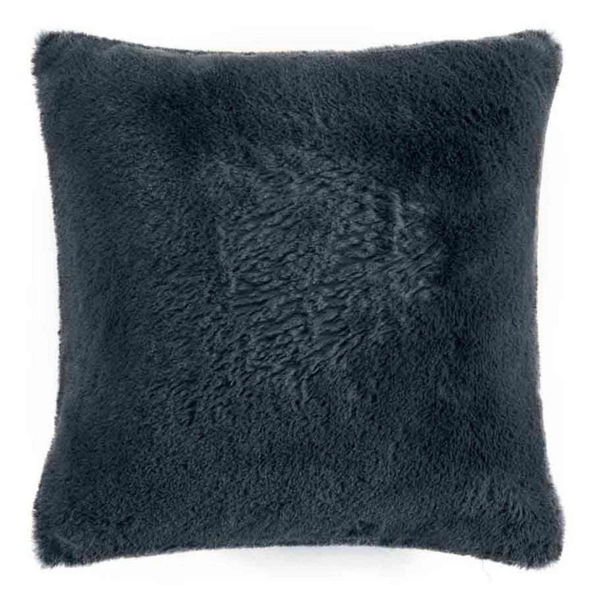 Douceur d'Intérieur Housse de coussin  caresse  40x40cm anthracite