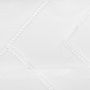 Voir la diapositive 3 : ATMOSPHERA Voilage brodé en losanges Blanc 140x240 cm